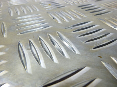 Anhängerplatte Aus Alu-Riffelblech