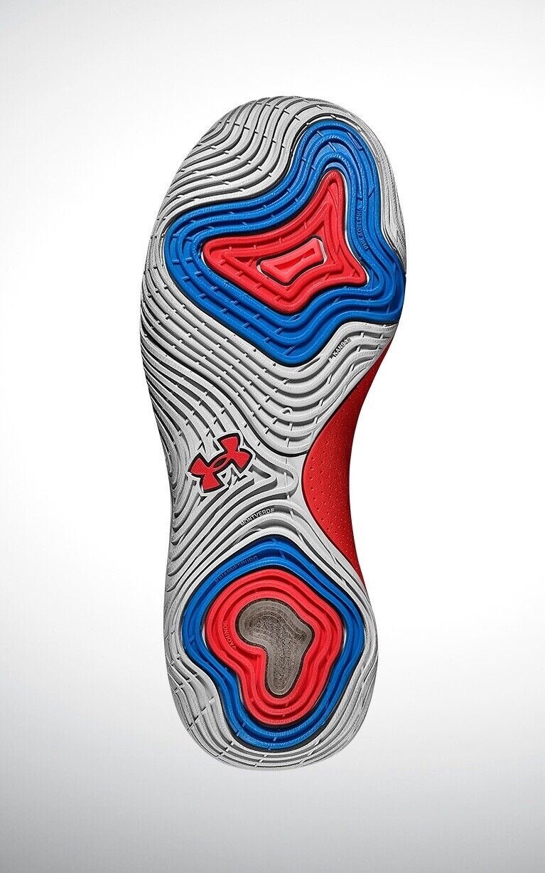 Under Armour Embiid 1 Kansas Jay Hawks Men's Sneakers 3023086-603 thumbnail 10