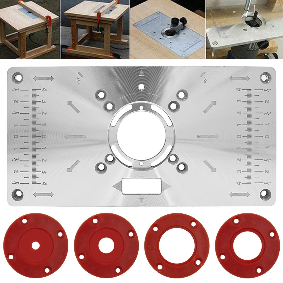 Aluminium router insert plate online