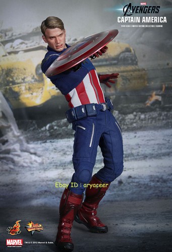 Figura de acción Hot Toys MMS174 The Avengers Capitán América 1/6 en stock - Imagen 3 de 10
