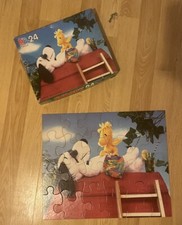 Vintage MB Puzzle Peanuts 24 Piece Snoopy Puzzle Series MADE IN USA