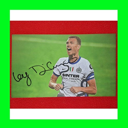 AUTOGRAFO ORIGINALE EDIN DZEKO INTER firma autograph foto no maglia jersey  | eBay