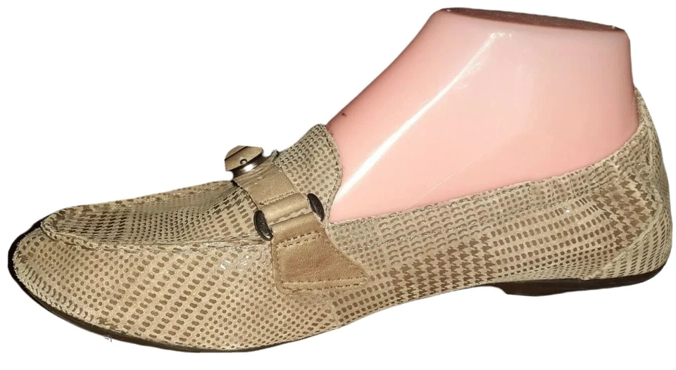 Mocasines Earth Kalso Scout para mujer planos topo sin cordones de cuero espalda crujiente 8B Foto 2 de 4