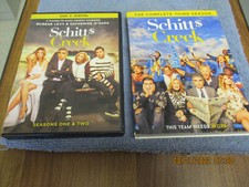 Schitt's Creek-Seasons 1-2  3, DVD's 6 discs VERY GOOD, watched once