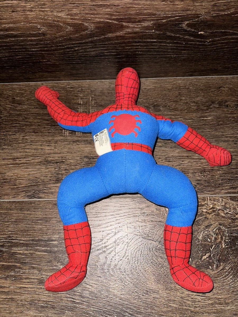 VTG Spiderman Stuffed Plush Toy Marvel Tags 2002 Kellytoys