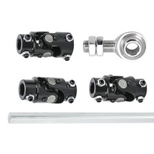Gm Steering Box Black U Joint 36 Steel Steering Shaft 34 Support Bearing Kit Gm Steering Box Black U Joint 36 Steel Steering Shaft 34 Support Bearing Kit