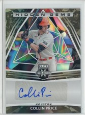 2022 Panini Elite Extra Edition #HG-CP Collin Price Hidden Gems Auto