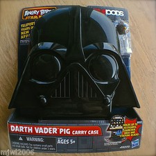 ANGRY BIRDS STAR WARS Darth Vader Pig CARRY CASE Chewbacca Bird TELEPODS Storage