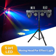 5in1 Moving Head Lights LED  Par Effect Gig Bar Stage Laser Lighting System DMX