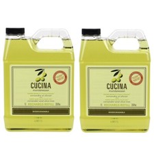 Cucina Coriander and Olive Biodegradable Liquid Hand Soap Refill 33.8Oz - 2 Pack