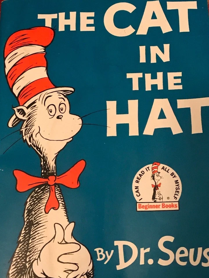 The Cat in the Hat by Dr. Seuss Paperback Pre-Owned 1985 Very Good Condition! - Image 2 of 4
