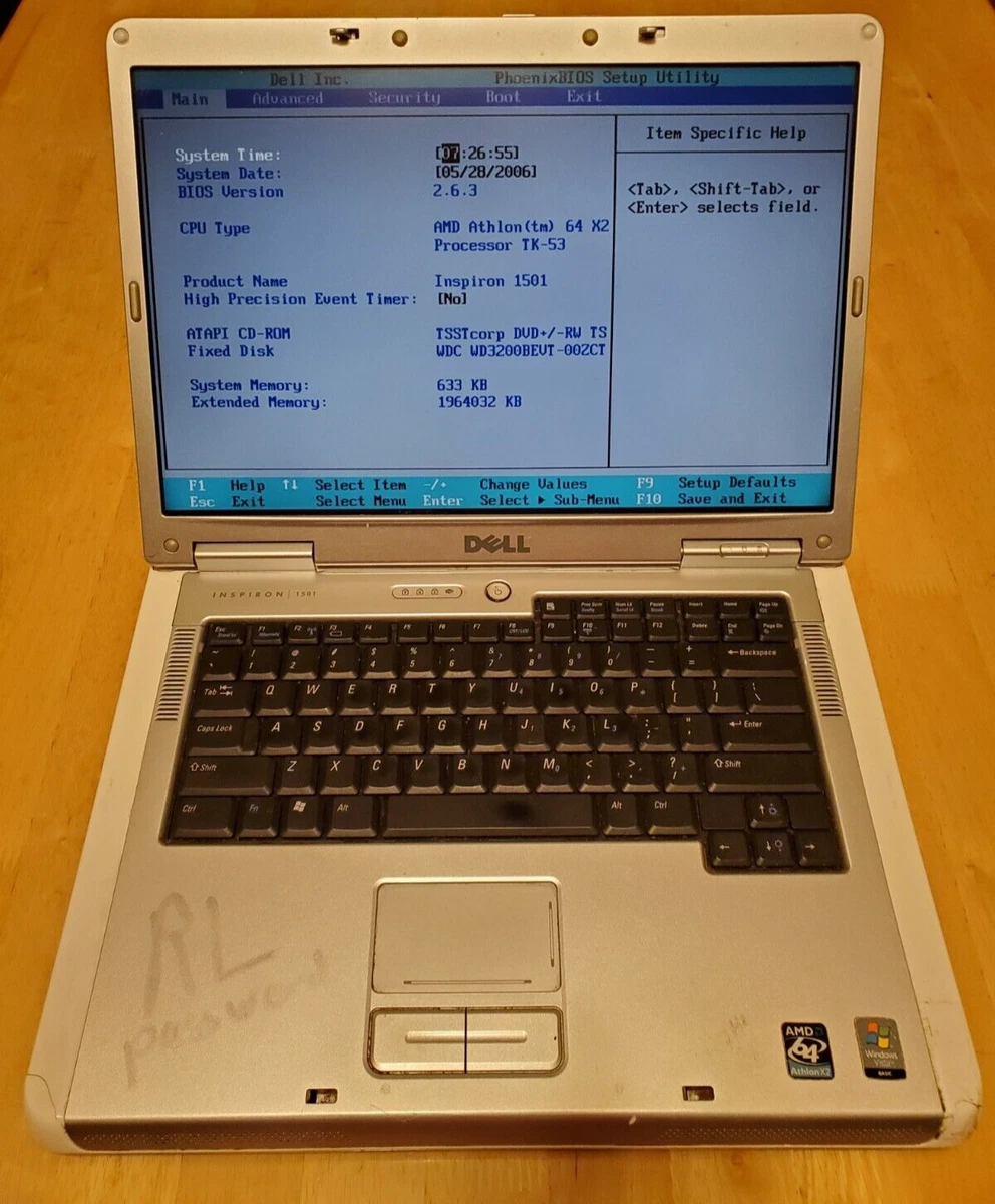 Preços baixos em Notebooks Dell Inspiron 1501 PC/Laptops | eBay