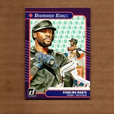 2021 Donruss Liberty #17 Starling Marte DK Miami Marlins