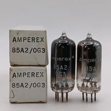 Amperex 85A2/OG3 Vacuum Tubes Clean 1 Pair 60 Day Guarantee See Below.