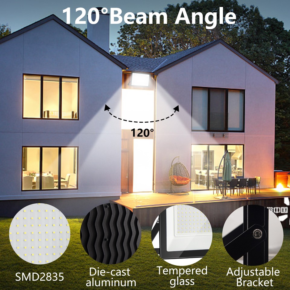 Projecteur LED Extérieur 10W à 500W - IP66 - Température Chaude Ou Froide - Marque Denotip - Neuf