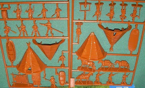 Maquette Figurines Lewis & Clark - Série American History IMEX 523 - Échelle 1/72 (25 Mm) - Occasion Comme Neuve