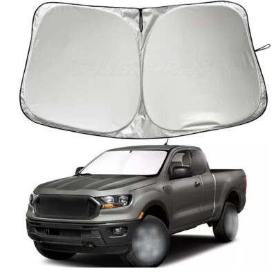 For Ford F250 Super Duty Front Windshield Sun Shade Anti UV Cover Accessories