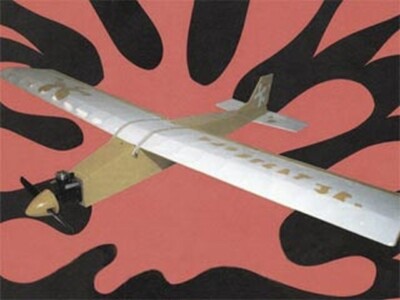 Das Splat Jr Sport Model 32'' Wingspan RC Model Airplane Printed Plans &Templates