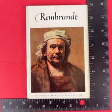 1953 Rembrandt Pocket Library Of Great Art - Lots of Fold-Out Full Color Pics!