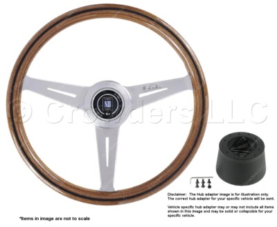 NARDI CLASSIC 360mm アタッチメント付き Nardi Classic 360mm Steering Wheel + Hub for Toyota 5061.36.3000 +