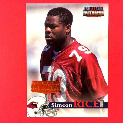 Simeon Rice 1996 Pro Line II Double Intensity Parallel Rookie #92 NFL Cardinals 