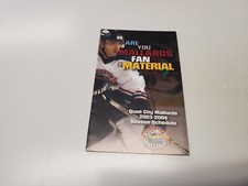 JS15 Quad City Mallards 2003/04 Minor Hockey Pocket Schedule - Iowa Wireless