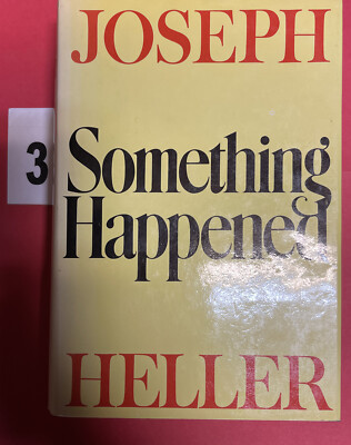 SOMETHING HAPPENED by JOSEPH HELLER Hardcover in Dust Jacket/1974 Book Club Ed.