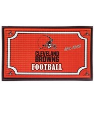 Cleveland Browns Embossed Outdoor-Safe Mat - 30" W x 18" H