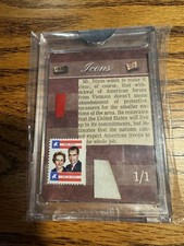Pat & Richard Nixon Vintage Pennant Relic 1/1 2019 The Bar