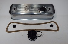 New Polished Alloy Valve Cover Mga Mgb 1955-80 Cap Gasket Hardware Pc