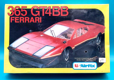 RARE! USAirfix Ferrari 365 GT4BB 1/24 Scale Plastic Model Car Kit #8140  SEALED