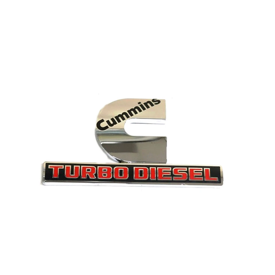 Placa de identificación emblema guardabarros original OEM Mopar 'Cummins Turbo Diesel' para Ram 2500 Foto 2 de 3