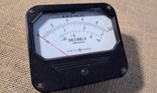 HEWLETT-PACKARD DECIBEL METER  PANEL MOUNT Vintage 4-1/4" REDUCED!