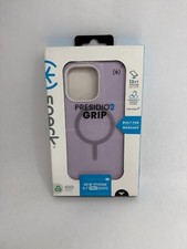 Speck Presidio2 Grip MagSafe Case iPhone 15 Pro Max 6.7" Large Cam Soft Lilac