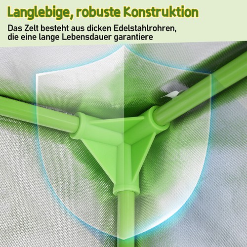 Growbox 600D Kanalloch Growzelt Betterbox Indoor Tent Gewächshaus Growroom - Bild 8 von 15