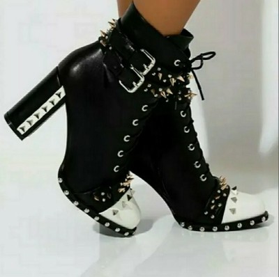 spiked boots womens