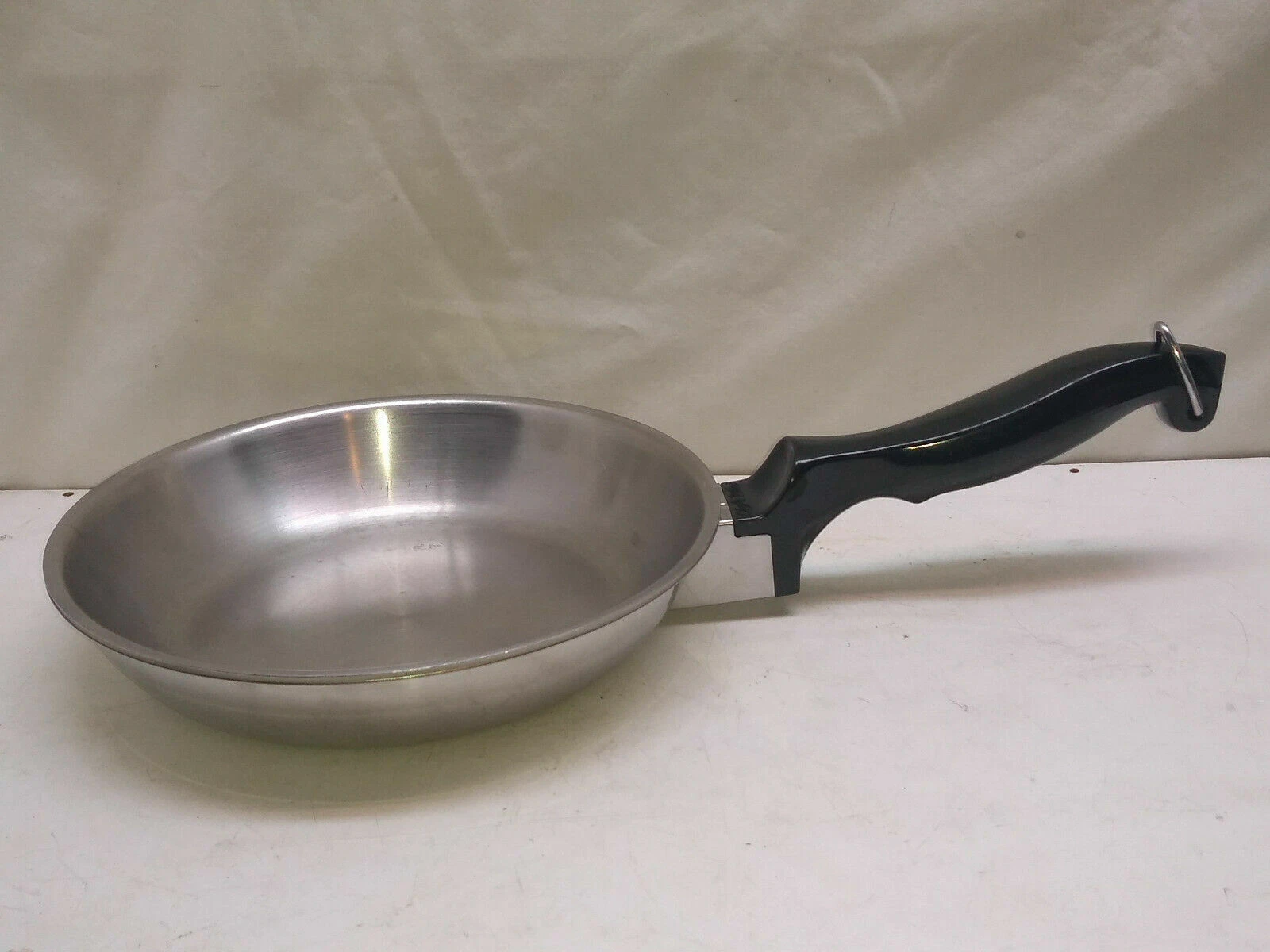 Townecraft Chef's Ware Skillet 8" Omelet Pan Stainless Gourmet Saute Pot No Lid