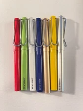 One New Jinhao fountain pen with FINE nib. Converter.  Choose color