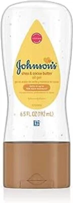 Johnson's Shea & Cocoa Butter Oil Gel | Locks in up to 10x More Moisture | 192ml