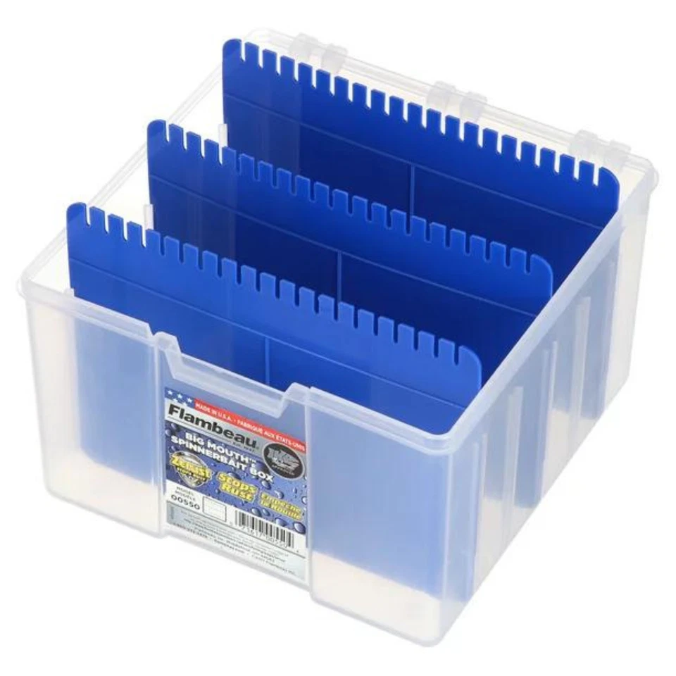 Isca giratória 2 caixas suporte de armazenamento isca bastão Flambeau boca grande - Imagem 4 de 4