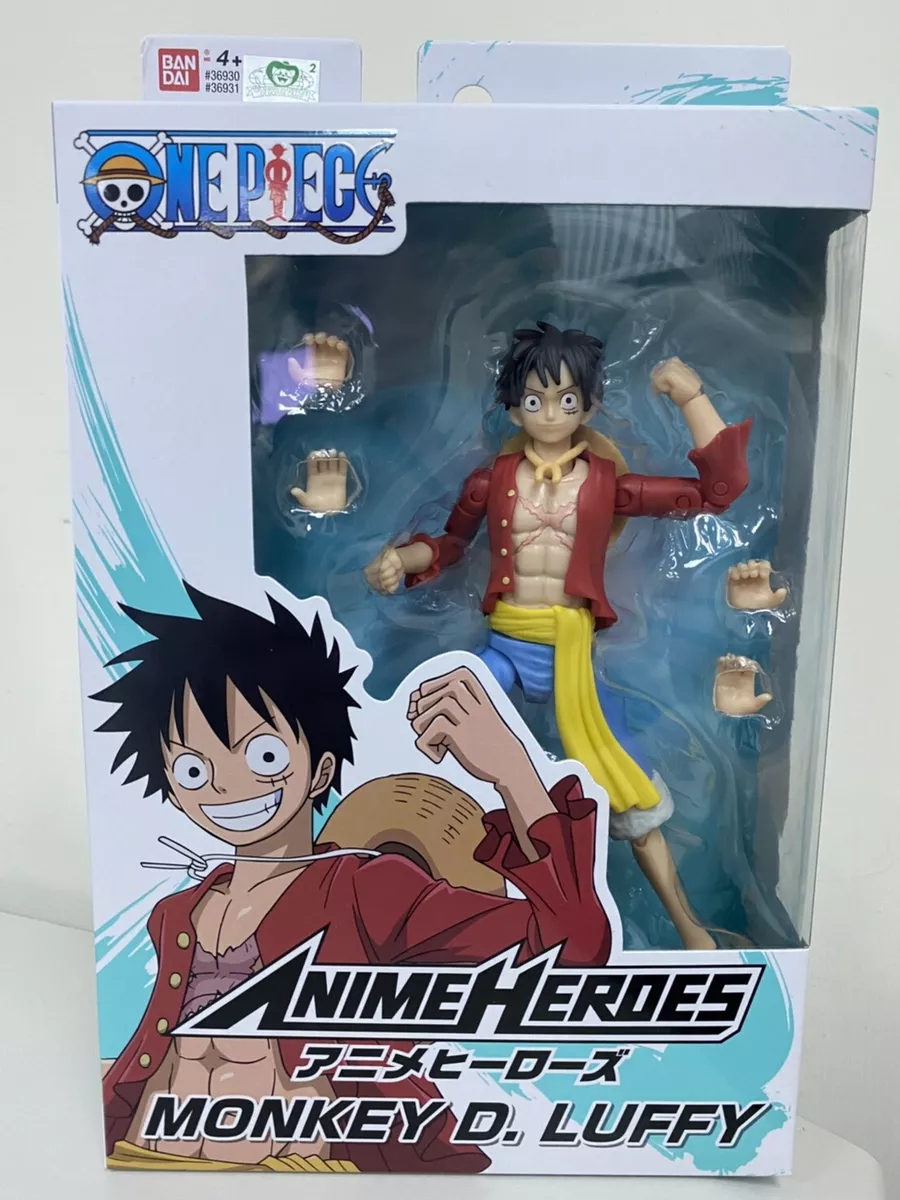 BANDAI ANIME HEROES ONE PIECE 6 INCH MONKEY D. LUFFY ACTION FIGURE 2021