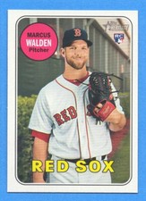 2018 Topps Heritage #605 Marcus Walden Red Sox