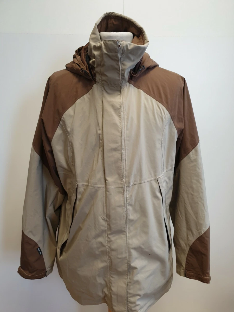 F569 WOMENS ROHAN AXIOM II BROWN WALKING HIKING HOODED JACKET UK M 10 EU 38