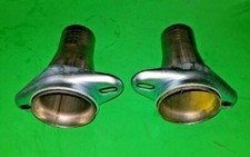2.5" Header To 2" 409 Stainless 2 Bolt Ball Socket Header Collectors Made in USA