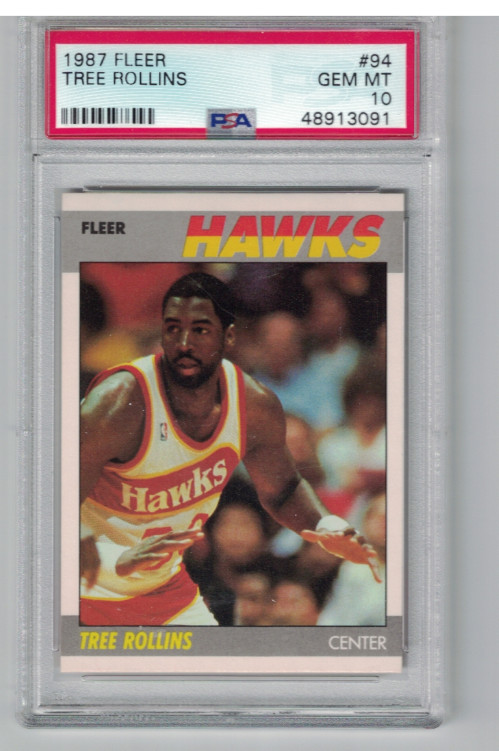 1987 FLEER TREE ROLLINS - PSA 10