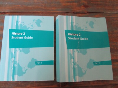 K12 - History 2 Student Guide Part 1 And Part 2 (2 Books)