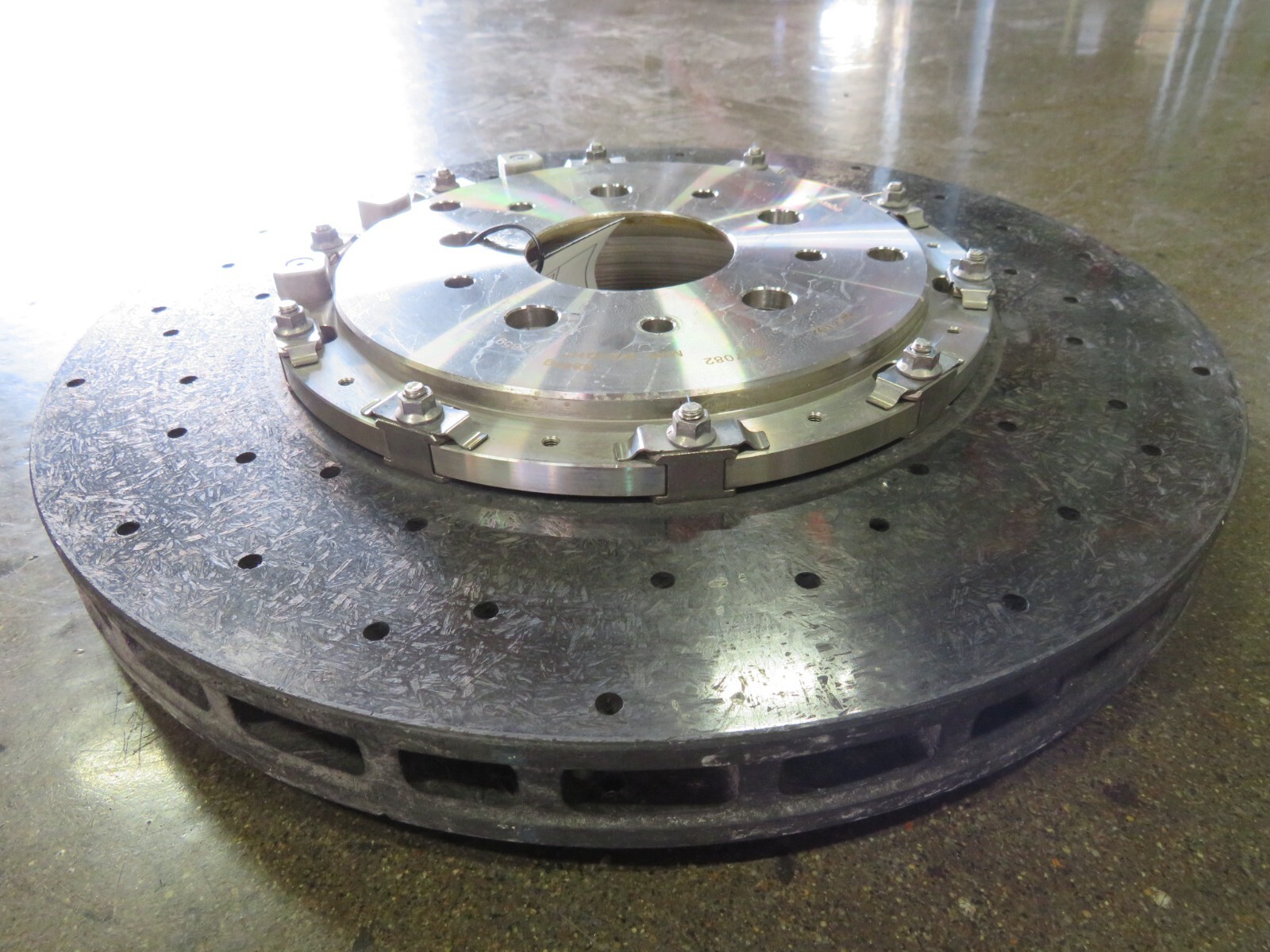 Ferrari California, 458 Italia, Rear CCM Carbon Brake Rotor, Used, P/N 304561
