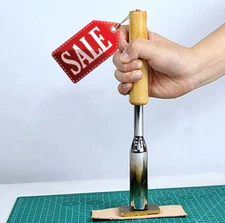 Custom made Brass logo stamp Wood Leather Seal heat Stamp brand Embosser Iron