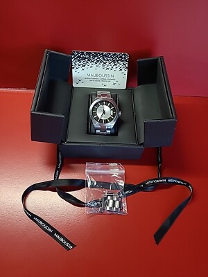 Montre Homme MAUBOUSSIN L'HEURE DE PAIX Automatique - Acier Inoxydable, Mouvement Automatique, Occasion
