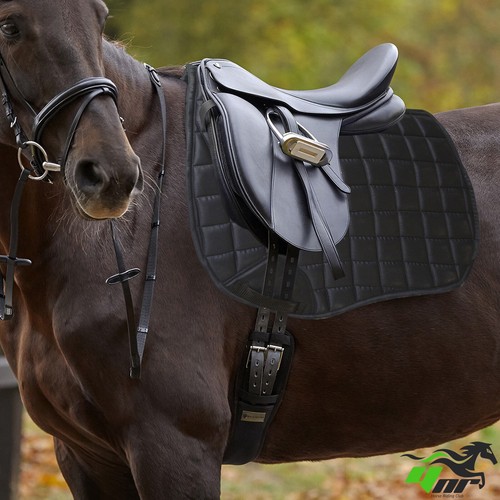 Reitsport Reiten Springschabracken / Pferd Numnah Tuch Satteldecke Pad - Bild 2 von 46